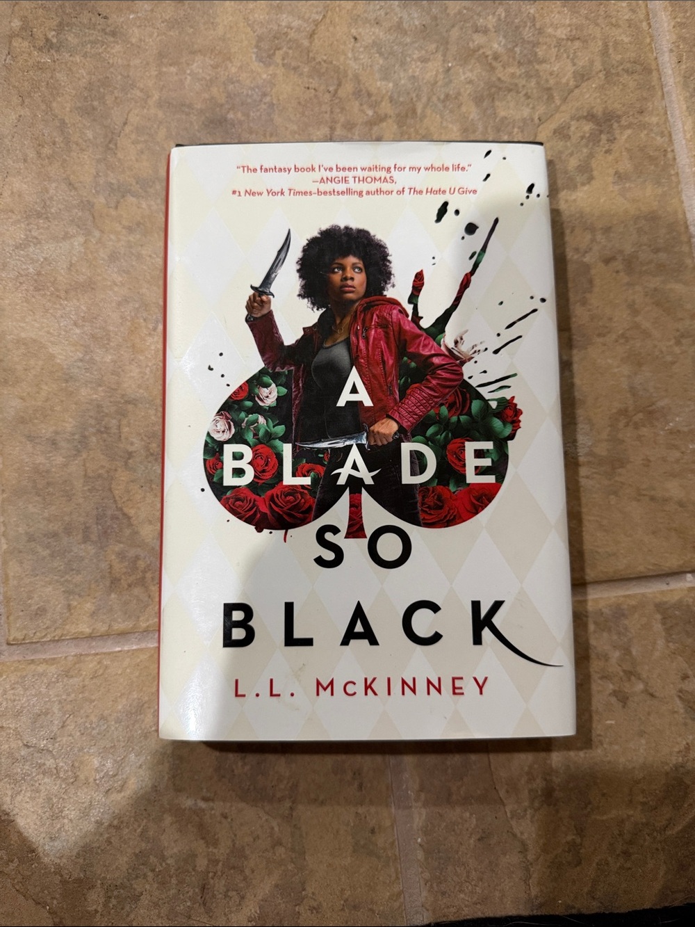 Blade So Black Hardcover - White & Red